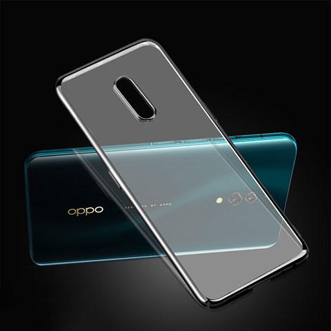 Custodia Ultra Sottile Trasparente Rigida Cover per Realme X Nero