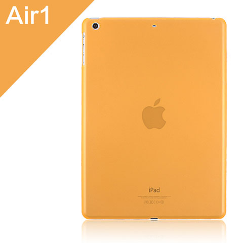 Custodia Ultra Sottile Trasparente Rigida Opaca per Apple iPad Air Arancione