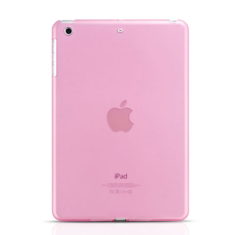 Custodia Ultra Sottile Trasparente Rigida Opaca per Apple iPad Mini 3 Rosa