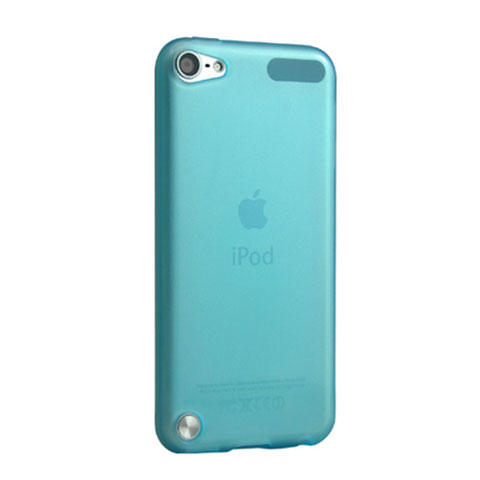 Custodia Ultra Sottile Trasparente Rigida Opaca per Apple iPod Touch 5 Cielo Blu