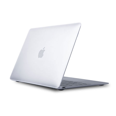 Custodia Ultra Sottile Trasparente Rigida Opaca per Apple MacBook 12 pollici Bianco