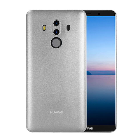 Custodia Ultra Sottile Trasparente Rigida Opaca per Huawei Mate 10 Pro Bianco