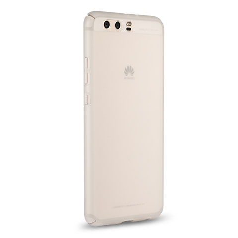 Custodia Ultra Sottile Trasparente Rigida Opaca per Huawei P10 Plus Bianco