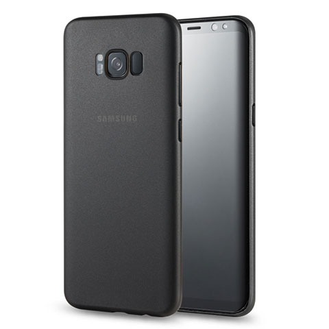 Custodia Ultra Sottile Trasparente Rigida Opaca per Samsung Galaxy S8 Plus Nero