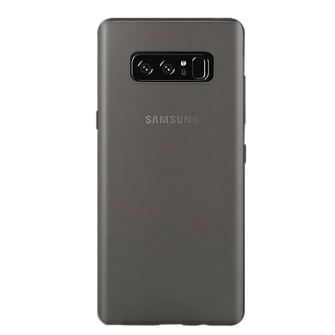 Custodia Ultra Sottile Trasparente Rigida Opaca R01 per Samsung Galaxy Note 8 Grigio