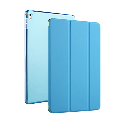 Flip Cover Portafoglio In Pelle con Supporto per Apple iPad Pro 9.7 Cielo Blu