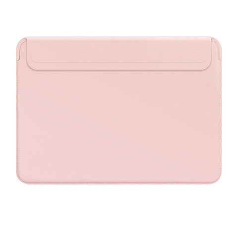 Morbido Pelle Custodia Marsupio Tasca L01 per Apple MacBook 12 pollici Rosa