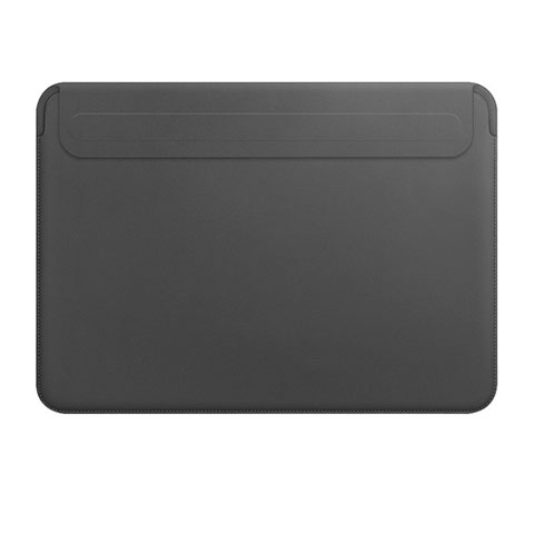 Morbido Pelle Custodia Marsupio Tasca L01 per Apple MacBook Pro 13 pollici Nero