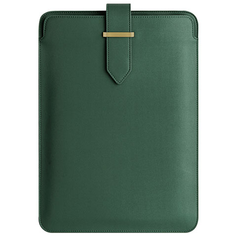 Morbido Pelle Custodia Marsupio Tasca L04 per Apple MacBook 12 pollici Verde