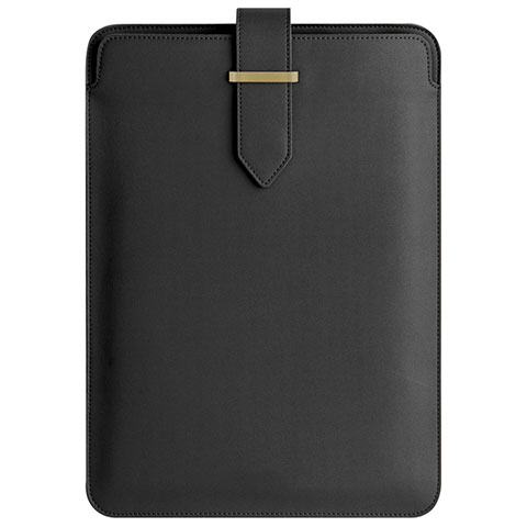 Morbido Pelle Custodia Marsupio Tasca L04 per Apple MacBook Pro 15 pollici Nero