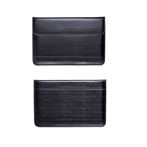 Morbido Pelle Custodia Marsupio Tasca L14 per Apple MacBook Pro 13 pollici Retina Nero