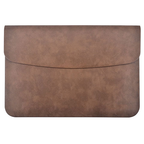 Morbido Pelle Custodia Marsupio Tasca L15 per Apple MacBook 12 pollici Marrone