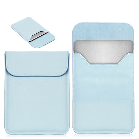 Morbido Pelle Custodia Marsupio Tasca L19 per Apple MacBook 12 pollici Cielo Blu