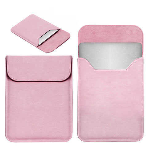 Morbido Pelle Custodia Marsupio Tasca L19 per Apple MacBook Air 11 pollici Rosa