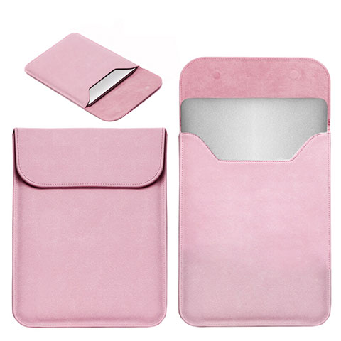 Morbido Pelle Custodia Marsupio Tasca L19 per Apple MacBook Air 13 pollici (2020) Rosa