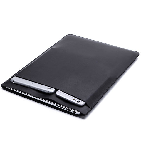 Morbido Pelle Custodia Marsupio Tasca L20 per Apple MacBook Air 13 pollici Nero