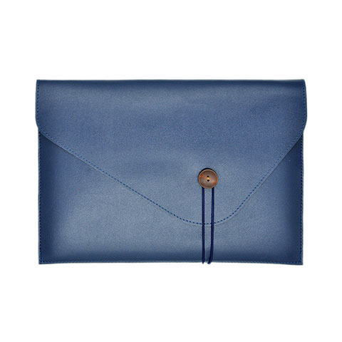 Morbido Pelle Custodia Marsupio Tasca L22 per Apple MacBook Pro 15 pollici Retina Blu