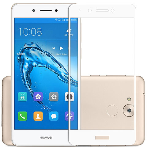 Pellicola in Vetro Temperato Protettiva Integrale Proteggi Schermo Film F02 per Huawei Honor 6C Bianco