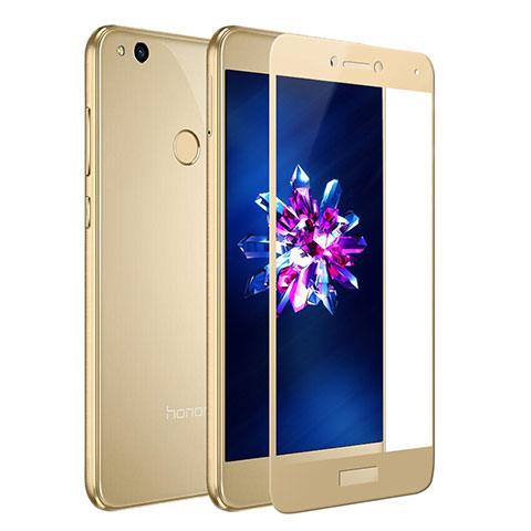 Pellicola in Vetro Temperato Protettiva Integrale Proteggi Schermo Film F02 per Huawei Honor 8 Lite Oro