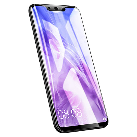 Pellicola in Vetro Temperato Protettiva Integrale Proteggi Schermo Film F02 per Huawei Nova 3 Nero