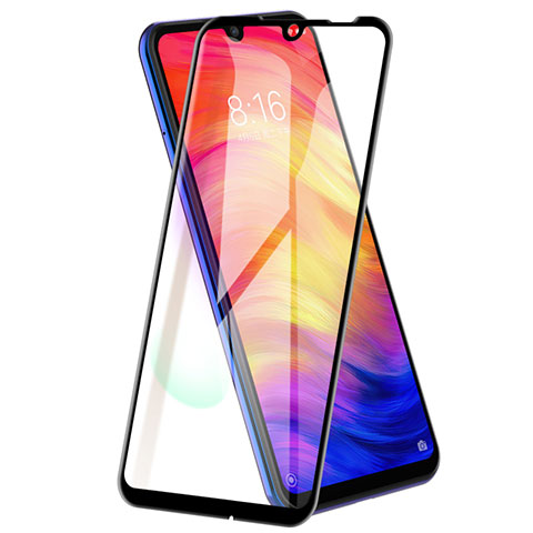 Pellicola in Vetro Temperato Protettiva Integrale Proteggi Schermo Film F02 per Xiaomi Redmi Note 8 Nero