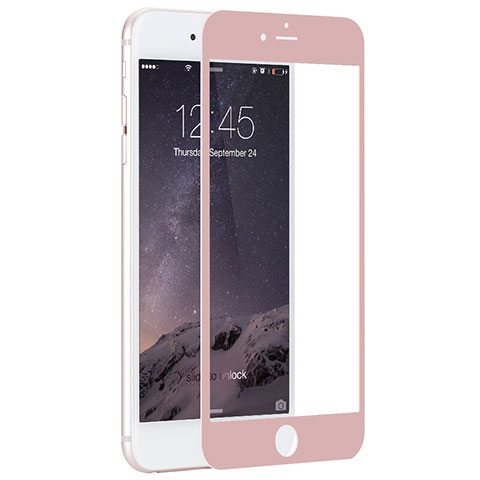 Pellicola in Vetro Temperato Protettiva Integrale Proteggi Schermo Film F03 per Apple iPhone 6S Plus Rosa