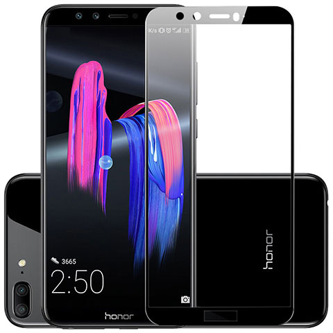 Pellicola in Vetro Temperato Protettiva Integrale Proteggi Schermo Film F03 per Huawei Honor 9 Lite Nero