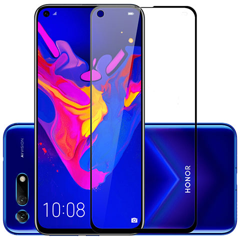 Pellicola in Vetro Temperato Protettiva Integrale Proteggi Schermo Film F03 per Huawei P20 Lite (2019) Nero