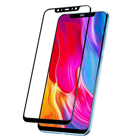 Pellicola in Vetro Temperato Protettiva Integrale Proteggi Schermo Film F03 per Xiaomi Mi 8 Nero