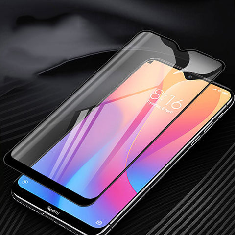 Pellicola in Vetro Temperato Protettiva Integrale Proteggi Schermo Film F03 per Xiaomi Redmi 8 Nero