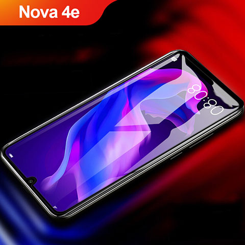 Pellicola in Vetro Temperato Protettiva Integrale Proteggi Schermo Film F04 per Huawei Nova 4e Nero