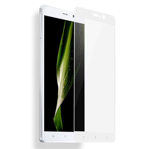 Pellicola in Vetro Temperato Protettiva Integrale Proteggi Schermo Film F04 per Xiaomi Mi 5S Plus Bianco