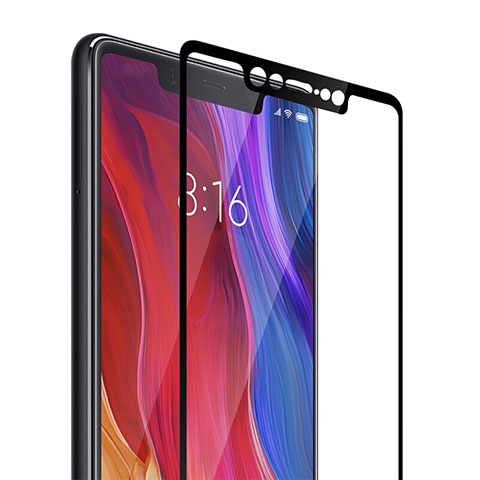 Pellicola in Vetro Temperato Protettiva Integrale Proteggi Schermo Film F05 per Xiaomi Mi 8 SE Nero