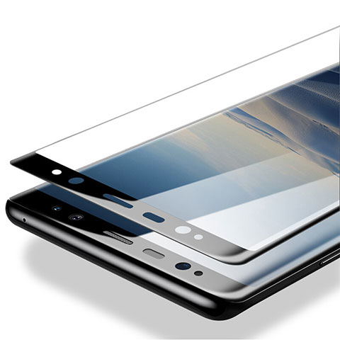 Pellicola in Vetro Temperato Protettiva Integrale Proteggi Schermo Film F06 per Samsung Galaxy Note 8 Nero