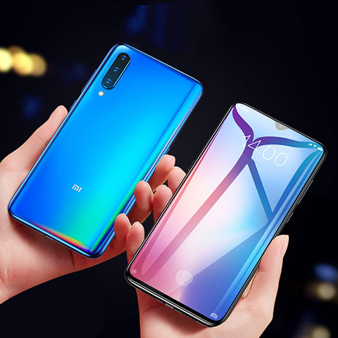 Pellicola in Vetro Temperato Protettiva Integrale Proteggi Schermo Film F07 per Xiaomi Mi 9 Lite Nero