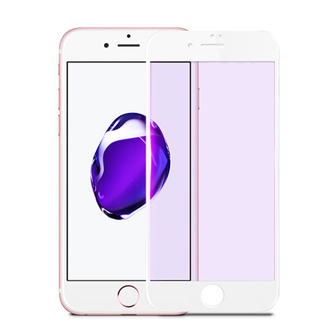 Pellicola in Vetro Temperato Protettiva Integrale Proteggi Schermo Film F17 per Apple iPhone SE (2020) Bianco