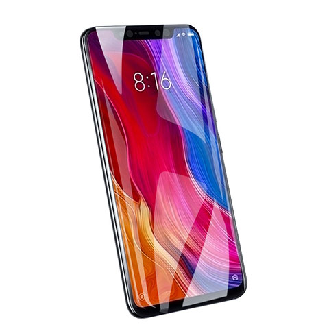 Pellicola in Vetro Temperato Protettiva Integrale Proteggi Schermo Film F17 per Xiaomi Mi 8 Nero