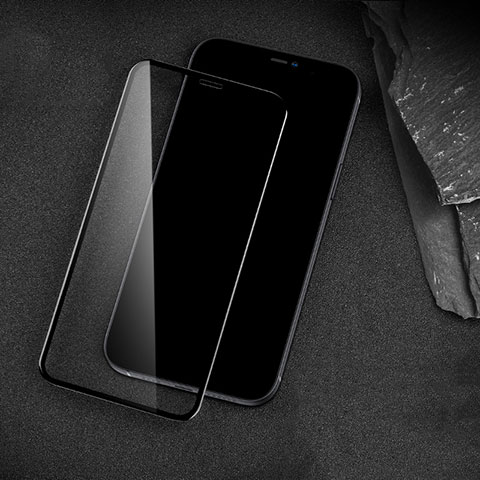 Pellicola in Vetro Temperato Protettiva Integrale Proteggi Schermo Film per Apple iPhone 12 Mini Nero