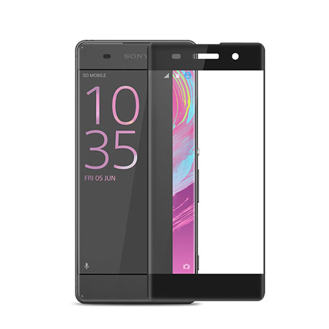 Pellicola in Vetro Temperato Protettiva Integrale Proteggi Schermo Film per Sony Xperia XA F3111 (2016) Nero