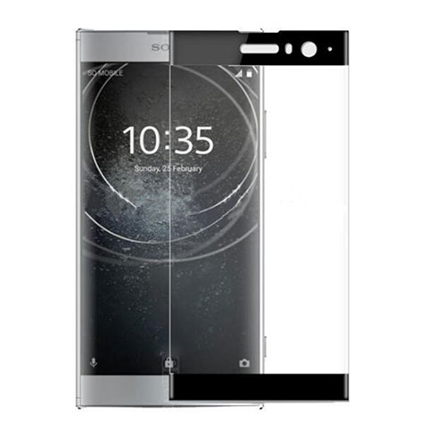 Pellicola in Vetro Temperato Protettiva Integrale Proteggi Schermo Film per Sony Xperia XA2 Nero