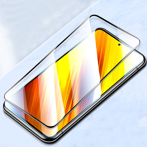Pellicola in Vetro Temperato Protettiva Integrale Proteggi Schermo Film per Xiaomi Poco X3 NFC Nero