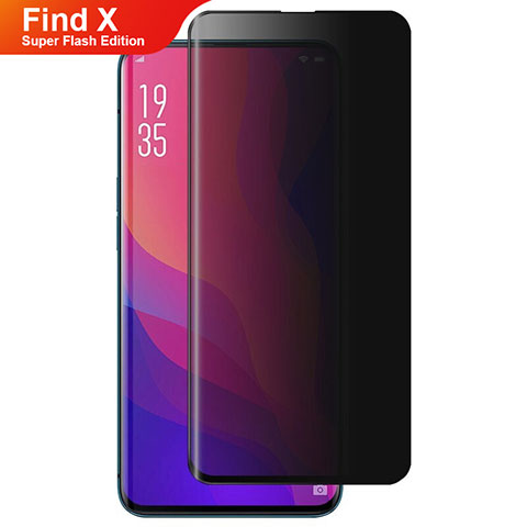 Pellicola in Vetro Temperato Protettiva Privacy Proteggi Schermo Film M01 per Oppo Find X Super Flash Edition Chiaro