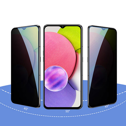 Pellicola in Vetro Temperato Protettiva Privacy Proteggi Schermo Film S09 per Samsung Galaxy A10s Chiaro