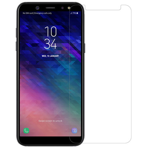 Pellicola in Vetro Temperato Protettiva Proteggi Schermo Film per Samsung Galaxy A6 (2018) Chiaro