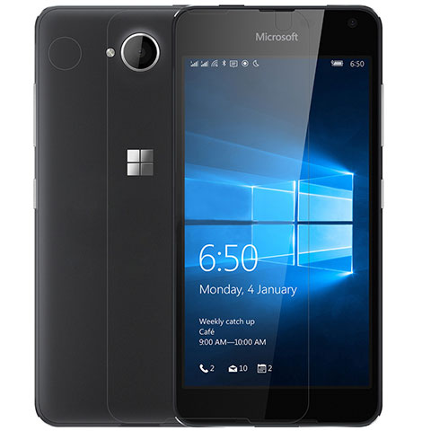 Pellicola in Vetro Temperato Protettiva Proteggi Schermo Film T01 per Microsoft Lumia 650 Chiaro
