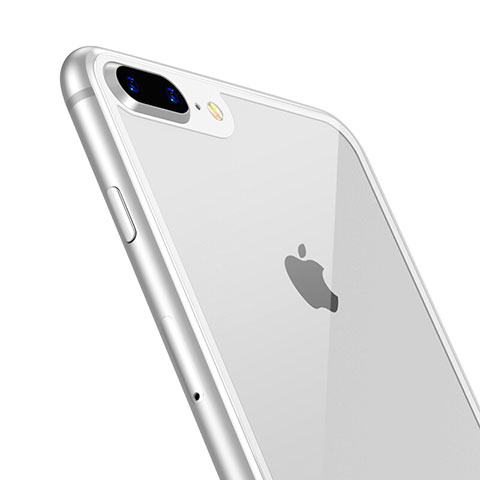 Pellicola in Vetro Temperato Protettiva Retro Proteggi Schermo Film D01 per Apple iPhone 7 Plus Bianco
