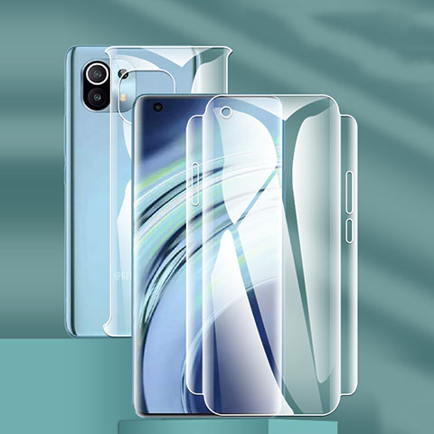 Pellicola Protettiva Fronte e Retro Proteggi Schermo Film F01 per Xiaomi Mi 11 5G Chiaro