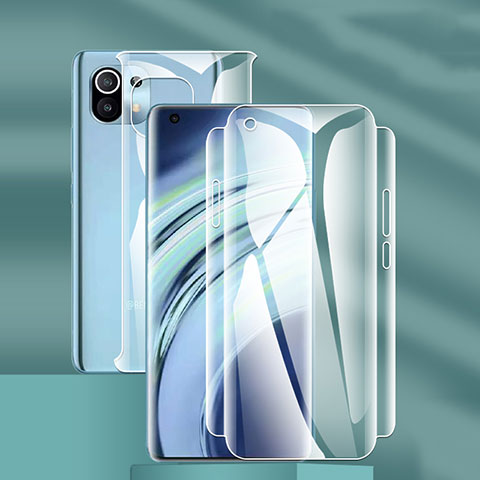 Pellicola Protettiva Fronte e Retro Proteggi Schermo Film F01 per Xiaomi Mi 11 Ultra 5G Chiaro