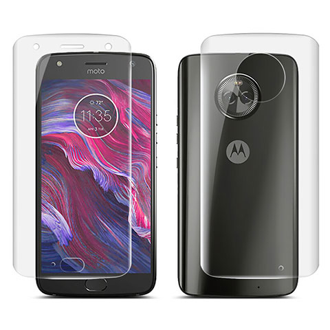 Pellicola Protettiva Fronte e Retro Proteggi Schermo Film per Motorola Moto X4 Chiaro