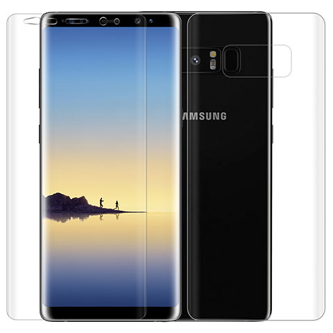 Pellicola Protettiva Fronte e Retro Proteggi Schermo Film per Samsung Galaxy Note 8 Chiaro